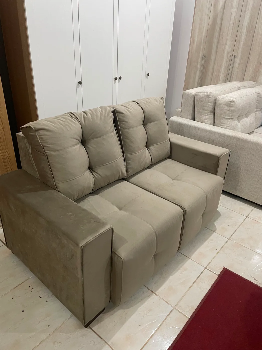 Sofá Cinza Aconchego