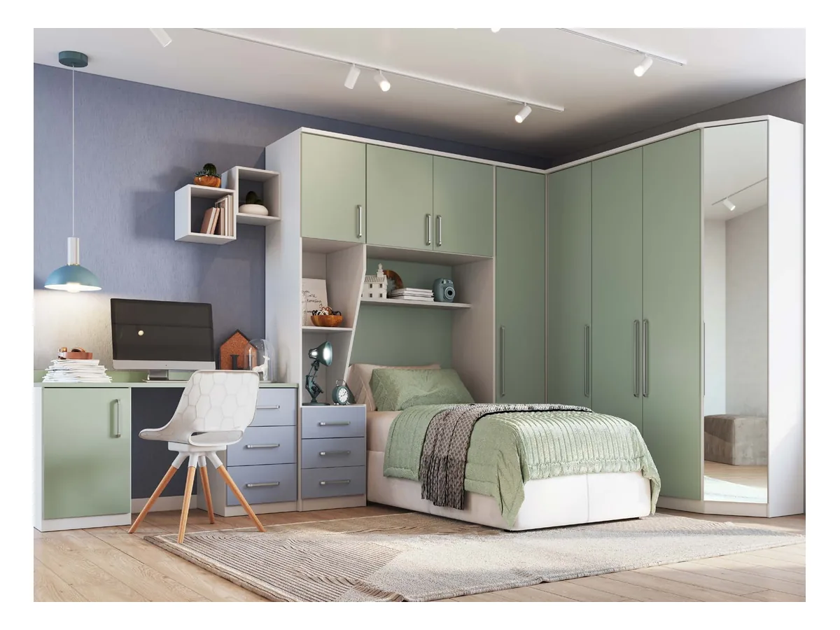 Linha Modulada Tx/Verde Jade/Azul Sereno — foto 1